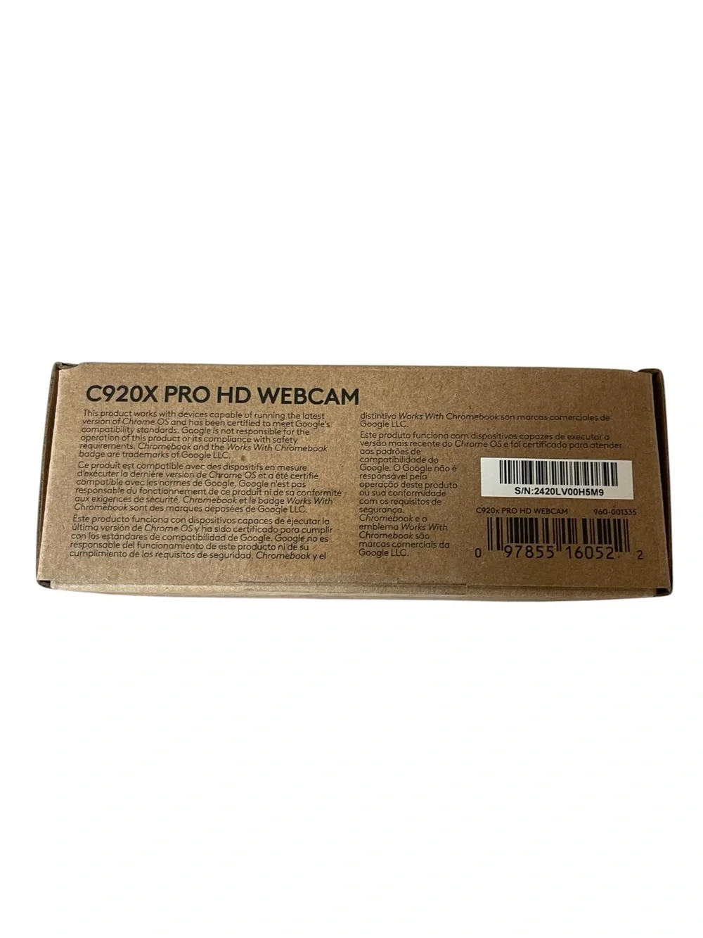 Logitech C920x HD Pro PC Webcam, Full HD 1080p/30fps Video, Brand New in Box